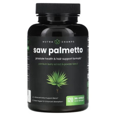Со пальметто, NutraChamps Saw Palmetto, 120 капсул