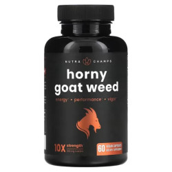 Екстракт епімедіуму, Horny Goat Weed NutraChamps, 60 веганських капсул