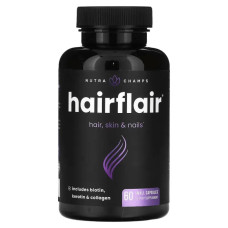 Комплекс для волос, NutraChamps HairFlair, 60 маленьких капсул