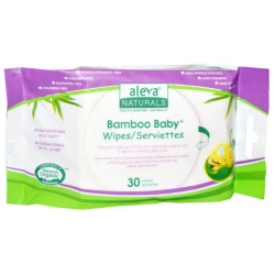 Вологі серветки, Aleva Naturals Baby Wipes, 30 шт.