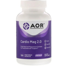 Кардіомагній, Advanced Orthomolecular Research AOR Cardio-Mag 2.0, 120 капсул