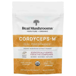 Кордіцепс органічний порошок, Real Mushrooms Cordycep M, 60 г