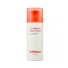 Крем для обличчя, сонцезахисний та зволожуючий, SPF 50+ PA++++, By Wishtrend UV Defense Moist Cream SPF 50+ PA++++, 50 г