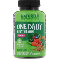 Мультивітаміни для жінок, 1 на день, NATURELO Multivitamin for Women, 120 капсул