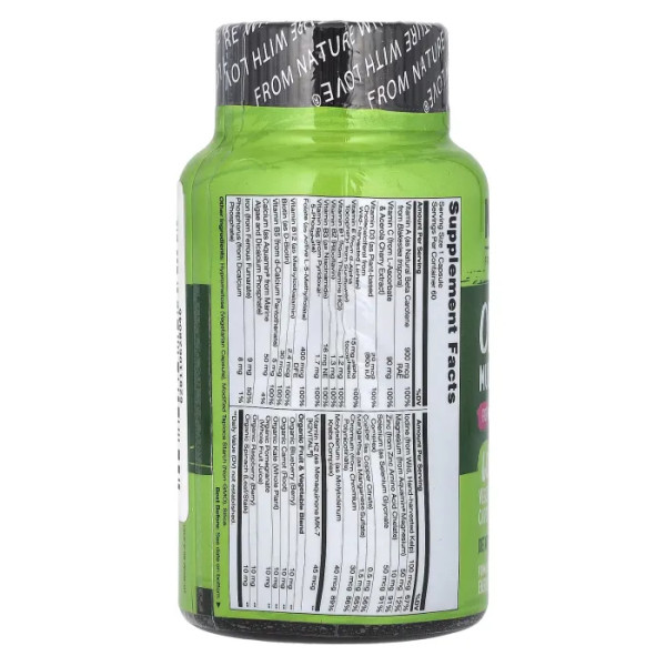 Мультивітаміни для жінок, One Daily Multivitamin for Women, NATURELO, One Daily, 60 вегетаріанських капсул