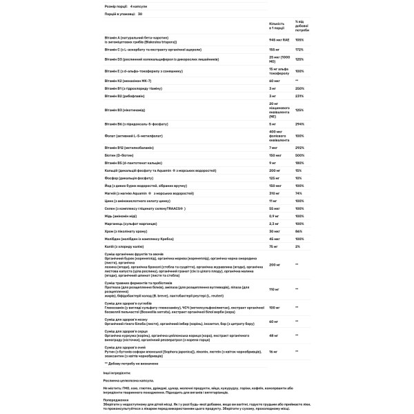 Мультивітаміни для жінок 50+, Whole Food Multivitamin for Women 50+, NATURELO, цільнохарчовий комплекс, 120 вегетаріанських капсул