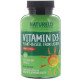 Вітамін D3, Vitamin D3, Plant Based, NATURELO, 5000 МО \/ 125 мкг, 180 капсул