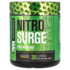 Передтренувальний комплекс, Pre-Workout Jacked Factory Nitro Surge, смак ананас, 246 г