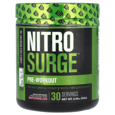 Передтренувальний комплекс, Pre-Workout Jacked Factory Nitro Surge, смак кавун, 240 г