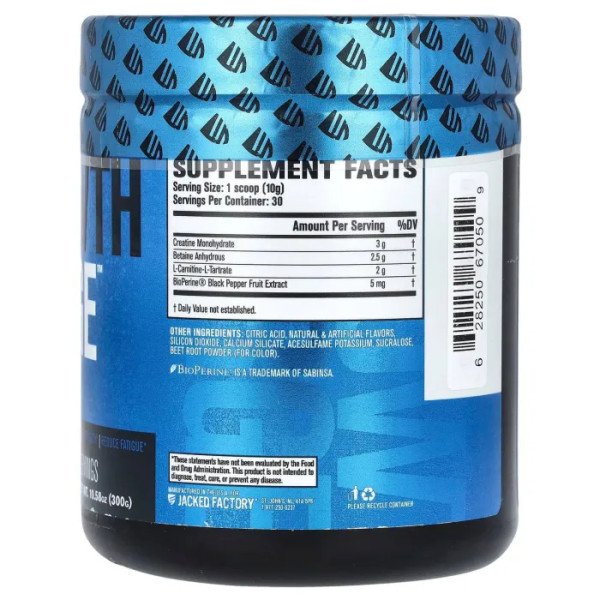 Післятренувальний комплекс, Post-Workout, Jacked Factory, Growth Surge, зі смаком кавуна, 300 г