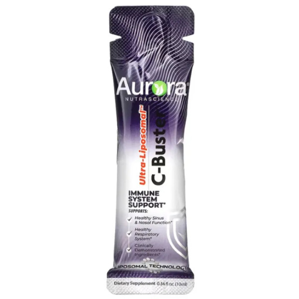 Вітамін С ліпосомальний C-Buster, Ultra-Liposomal, Aurora Nutrascience, 30 пакетиків по 10 мл