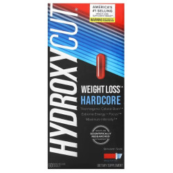 Комплекс для схуднення, Weight Loss Hardcore Hydroxycut, 60 капсул швидкого вивільнення