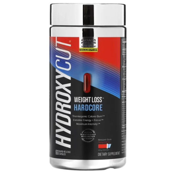 Комплекс для схуднення, Weight Loss Hardcore, Hydroxycut, 60 капсул швидкого вивільнення