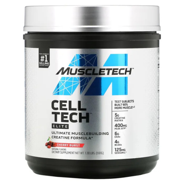 Креатинова формула, Cell Tech, Elite, Muscletech, вишня, 591 г