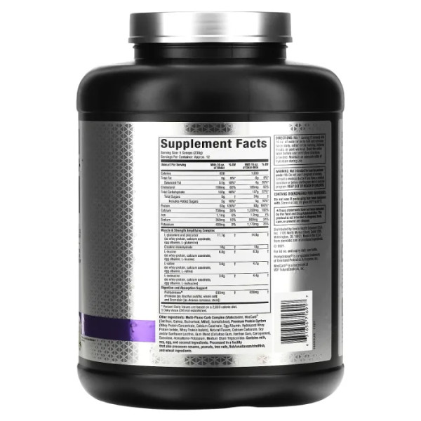 Гейнер для набору м'язової маси, Mass Tech Elite, MuscleTech, ванільний пиріг, 2,72 кг