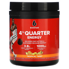 Енергетик, смак тропічний твіст, 4th Quarter Energy SIXSTAR, 296 г