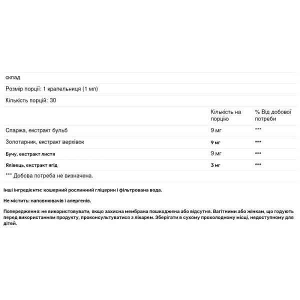Підтримка нирок, K-Drain, Transformation Enzymes, рідина, 29,574 мл