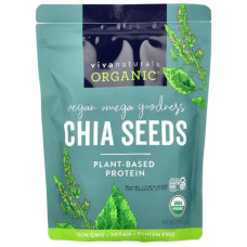 Насіння чіа органічне, Viva Naturals Chia Seeds, 454 г
