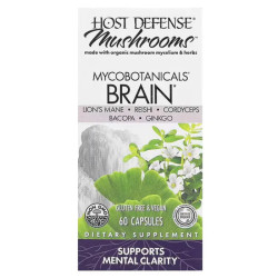Формула для мозга, Host Defense Brain Fungi Perfecti, 60 капсул