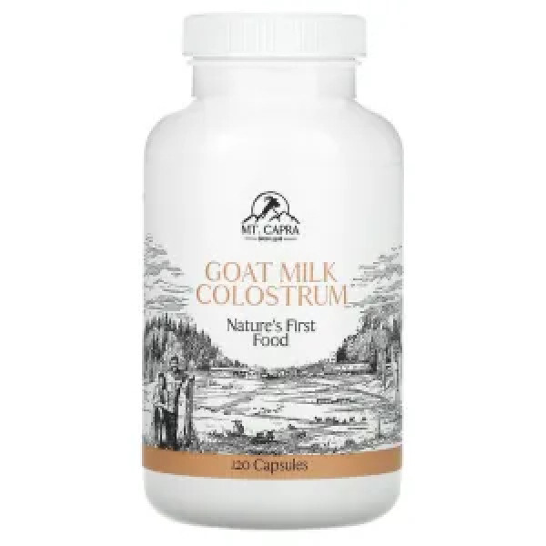 Молозиво з козячого молока, Goat Milk Colostrum, Mt. Capra, 120 капсул