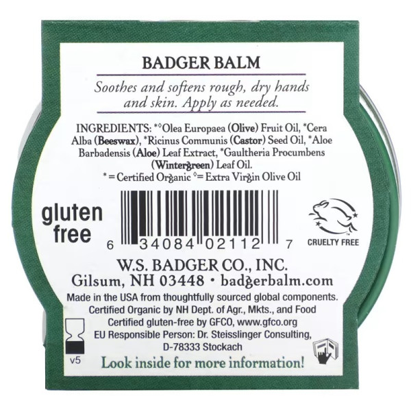 Бальзам для рук, Badger Company, 21 г