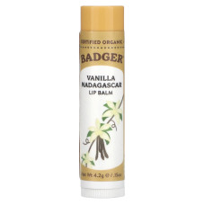 Бальзам для губ ванільний, Badger Company Lip Balm, 4,2 г