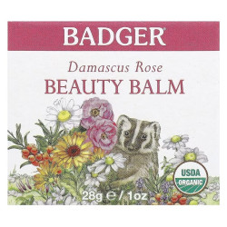Увлажняющий бальзам, Badger Company, Damask Rose, 28 г