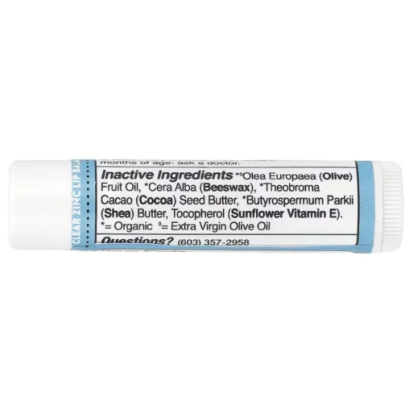 Бальзам для губ, сонцезахисний SPF 15, Sunscreen Lip Balm, Badger, без запаху, 4,2 г