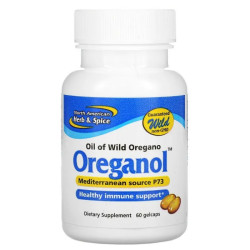 Масло орегано, Oreganol North American Herb & Spice Co., 60 гелевых капсул