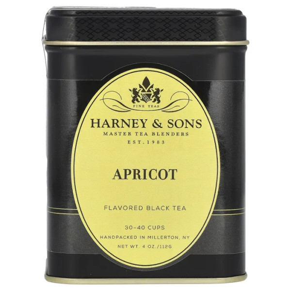 Чай чорний, Black Tea, Apricot, Harney & Sons, абрикос, 112 г