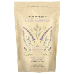 Травяной чай без кофеина для глубокого сна, Harney and Sons Hemp Moringa Loose Herbs, 283 г