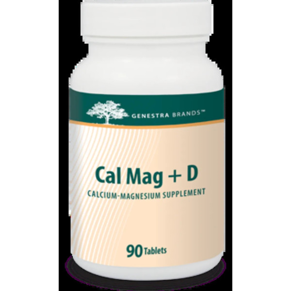 Кальцій Магній+вітамін D, Cal Mag+D, Genestra Brand, 90 таблеток