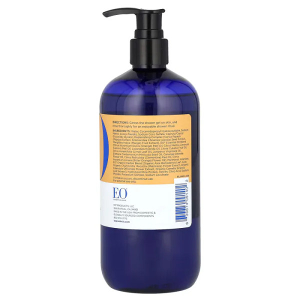 Гель для душу, апельсин та ваніль, Soothing Shower Gel, EO Products, заспокійливий, 473 мл