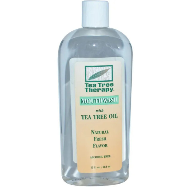 Ополіскувач для рота з маслом чайного дерева, Mouthwash, Tea Tree Therapy, 354 мл.