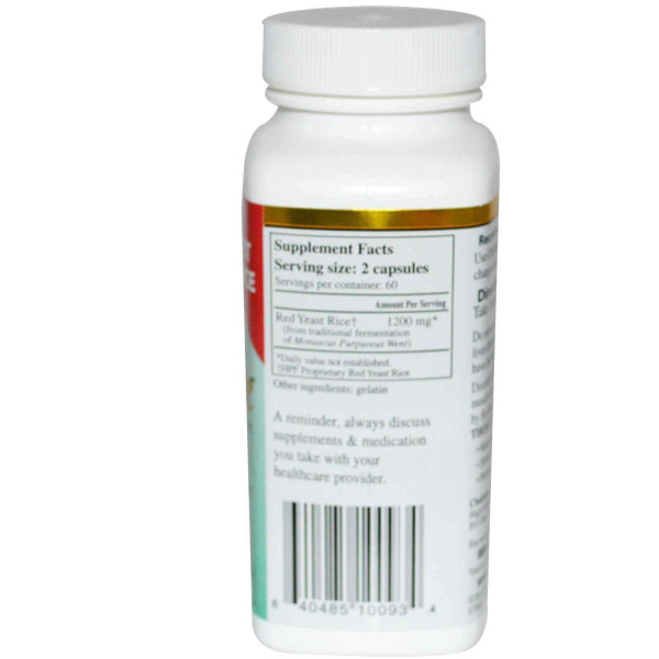 Червоний дріжджовий рис, HPF, Cholestene, Healthy Origins, 120 капсул