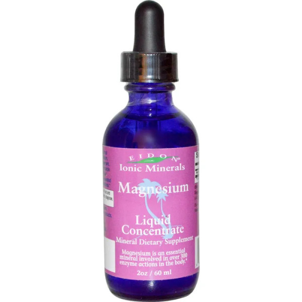Магній, рідкий концентрат, Magnesium, Eidon Ionic Minerals, іонні мінерали, 60 мл