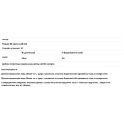 Калій, Eidon Ionic Minerals Potassium, рідкий концентрат, іонні мінерали, 60 мл