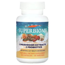 Підтримка кишківника, Eidon Ionic Minerals Superbiome, 60 капсул