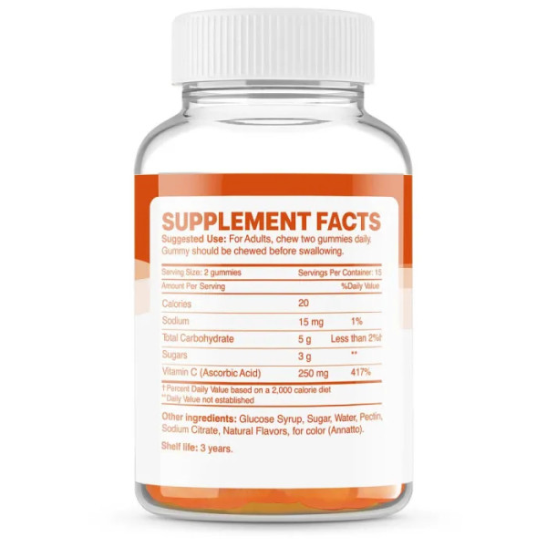 Вітамін С, Vitamin С, Apnas Natural, 250 мг, 30 жувальних таблеток