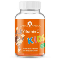 Вітамін C для дітей 125 мг, Vitamin C для дітей Apnas Natural, 30 жувальних пастилок