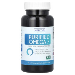 Омега-7 очищенная, Omega 7 Healths Harmony, 30 гелевых капсул