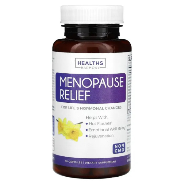 Підтримка при менопаузі, Menopause Relief, Healths Harmony, 60 капсул