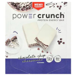 Протеиновые батончики, Protein Energy Bar BNRG, чизкейк с шоколадной крошкой, 12 шт по 40 г