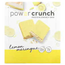 Протеїновий батончик, Power Crunch Protein Energy Bar BNRG, смак лимонне безе, 12 шт. по 40 г