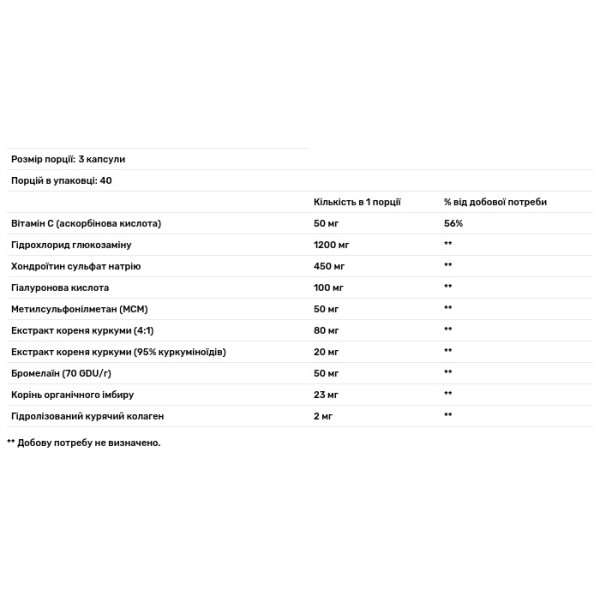 Глюкозамін та хондроїтин, Glucosamine Chondroitin, Forest Leaf, підвищена сила дії, 120 капсул