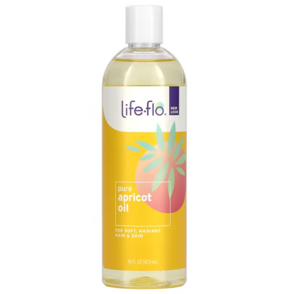 Абрикосова олія для шкіри, Apricot Oil, Life Flo Health, чиста, без запаху, 473 мл