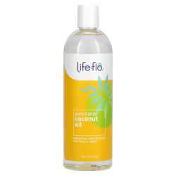 Кокосовое масло для кожи, Life Flo Health Pure Liquid Coconut Oil, 473 мл