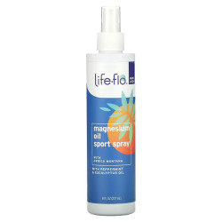 Магнієва олія 237 мл, Life Flo Health Magnesium Oil Sport Spray, спортивний спрей