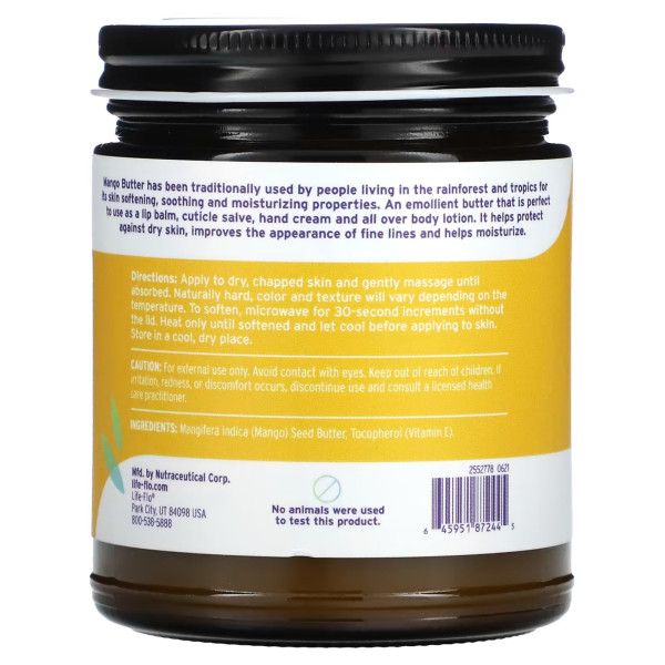 Олія манго, Pure Mango Butter, Life Flo Health, чиста, 266 мл