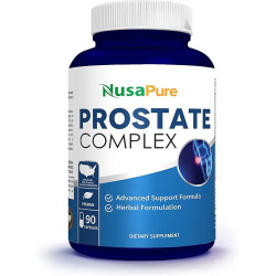 Поддержка простаты, NusaPure Prostate Palmetto Complex, 90 капсул